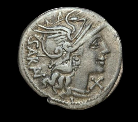Denier d'argent de M. Atilius Saranus